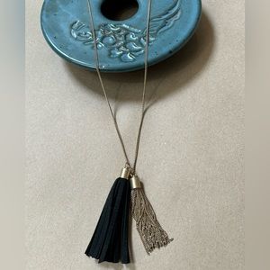 J Crew long tassel necklace